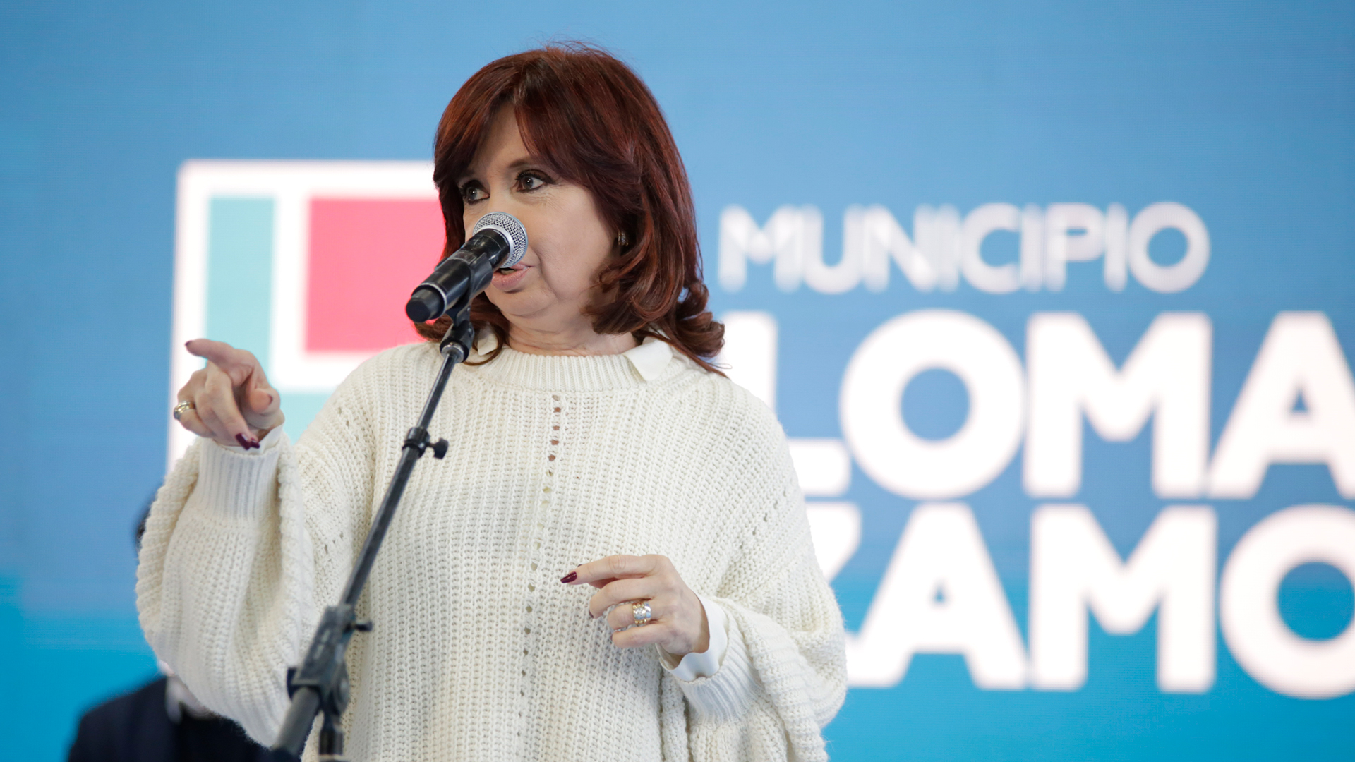 Cristina Kirchner en Lomas de Zamora (Luciano González)