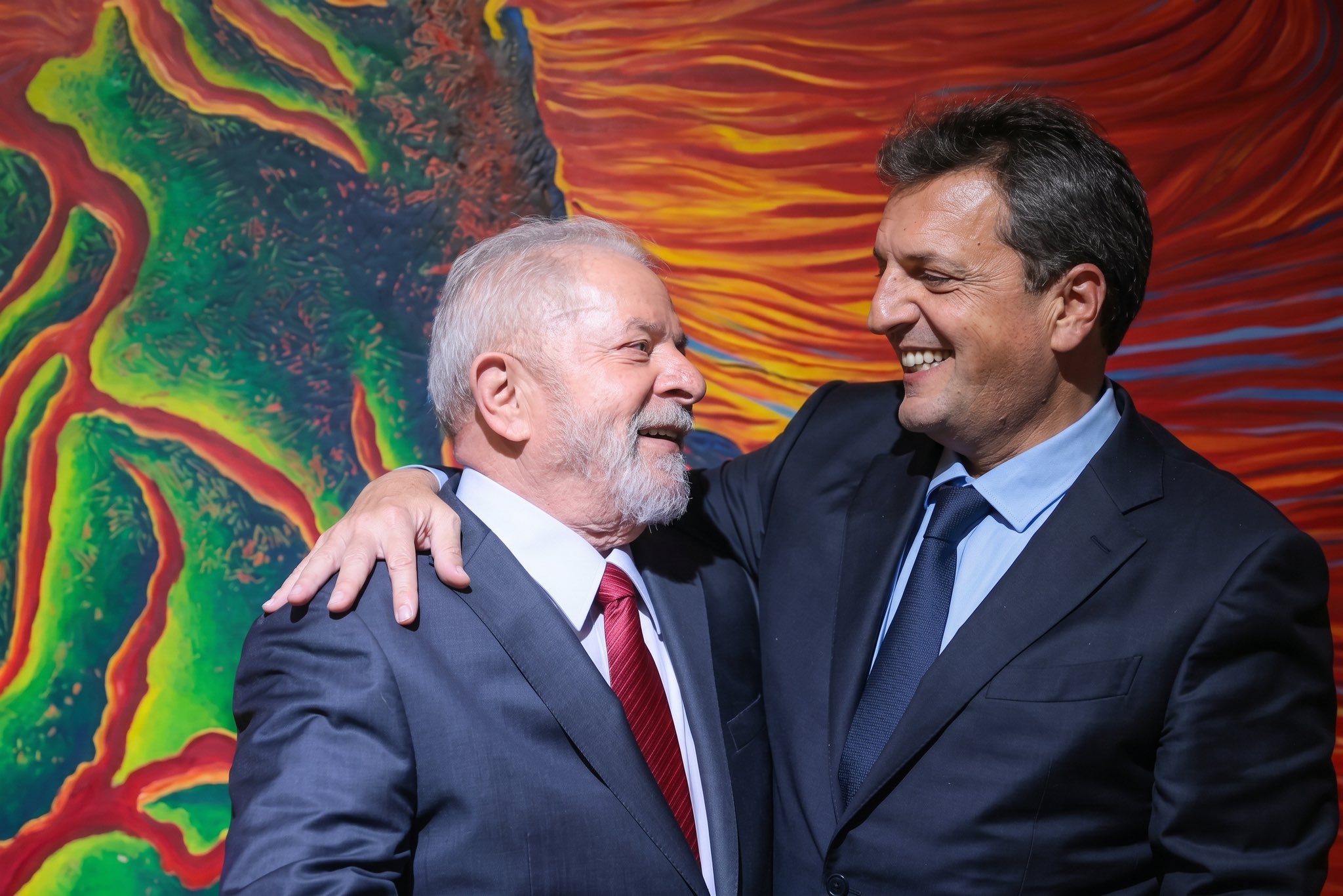 El mensaje de respaldo de Sergio Massa a Lula para las elecciones presidenciales de Brasil