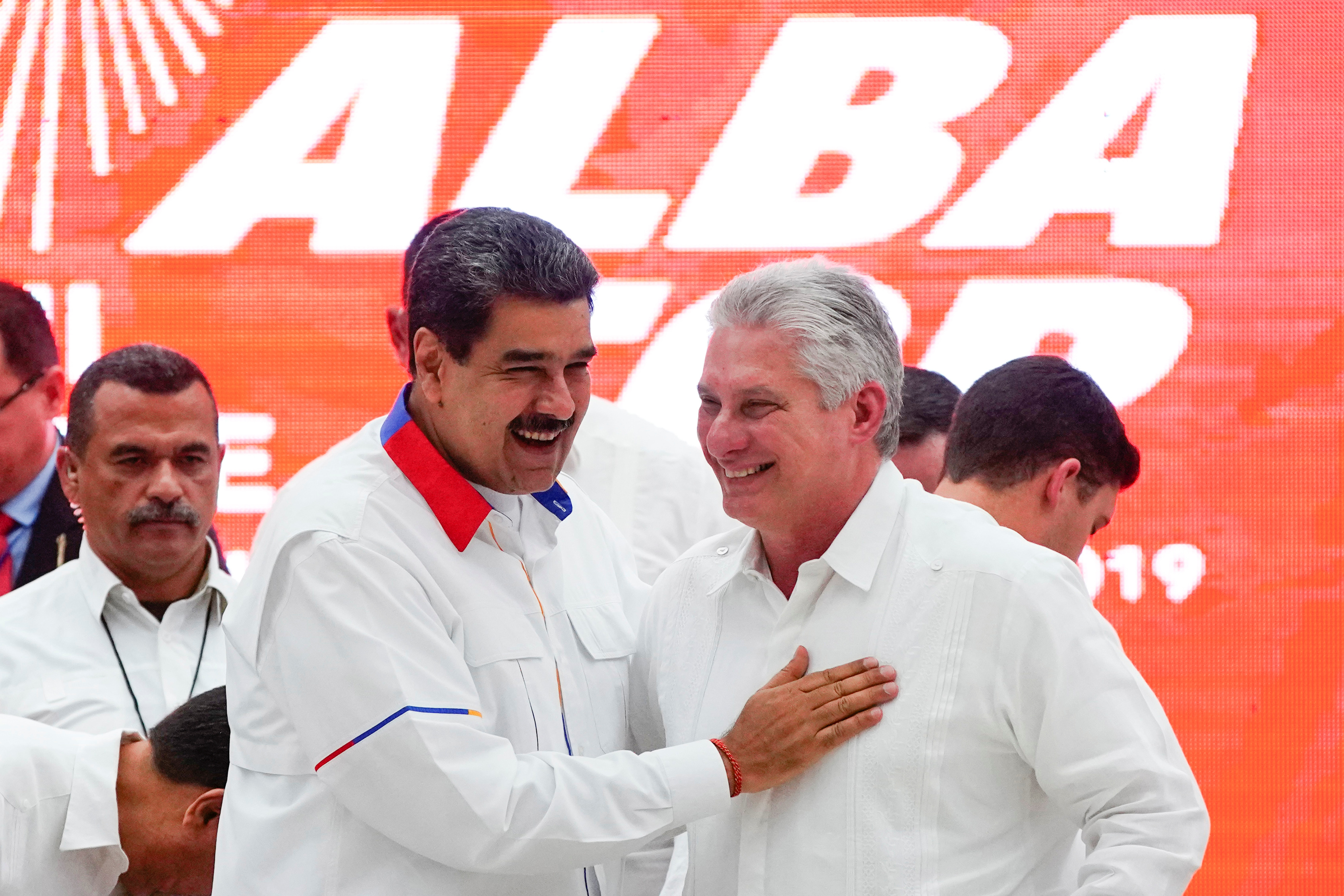 Los dictadures de venezuela y Cuba, Nicolas Maduro y Miguel Diaz-Canel (Reuters)