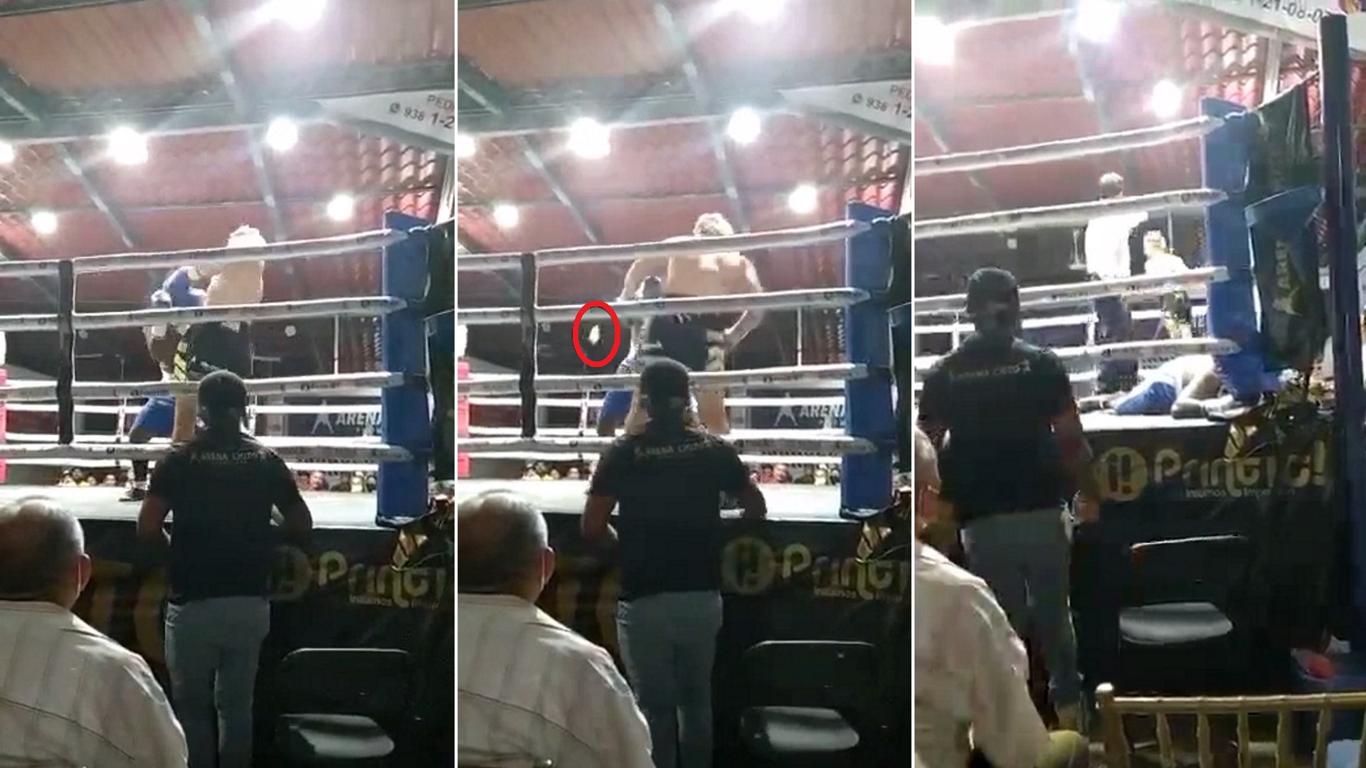 Le voló el bucal con un fulminante “uppercut”: el KO de “Bam Bam” Masseroni ante un ex campeón mundial juvenil en México