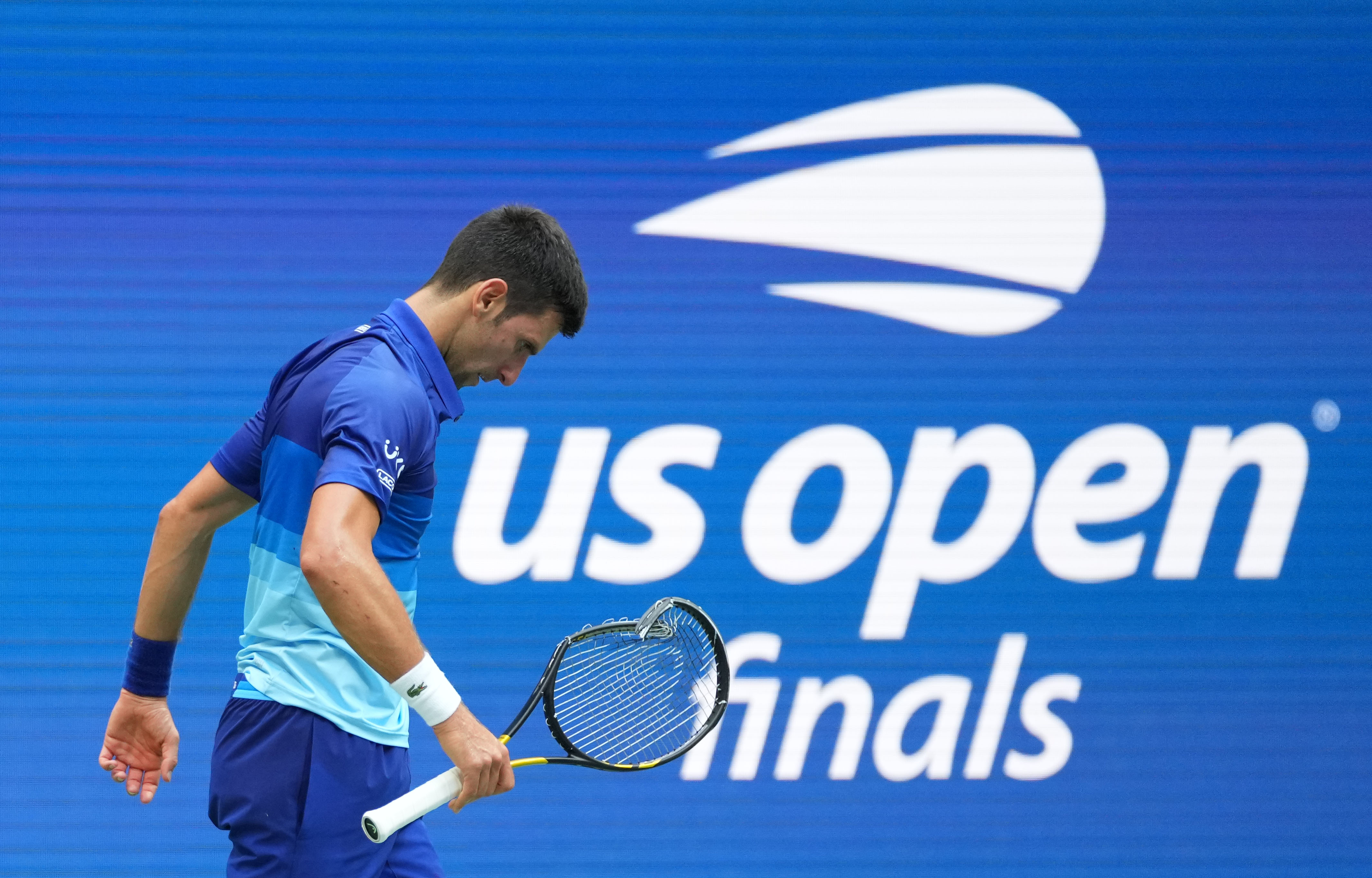 Novak Djokovic no está vacunado contra el COVID-19 y podría quedar marginado del US Open (Foto: USA TODAY Sports)