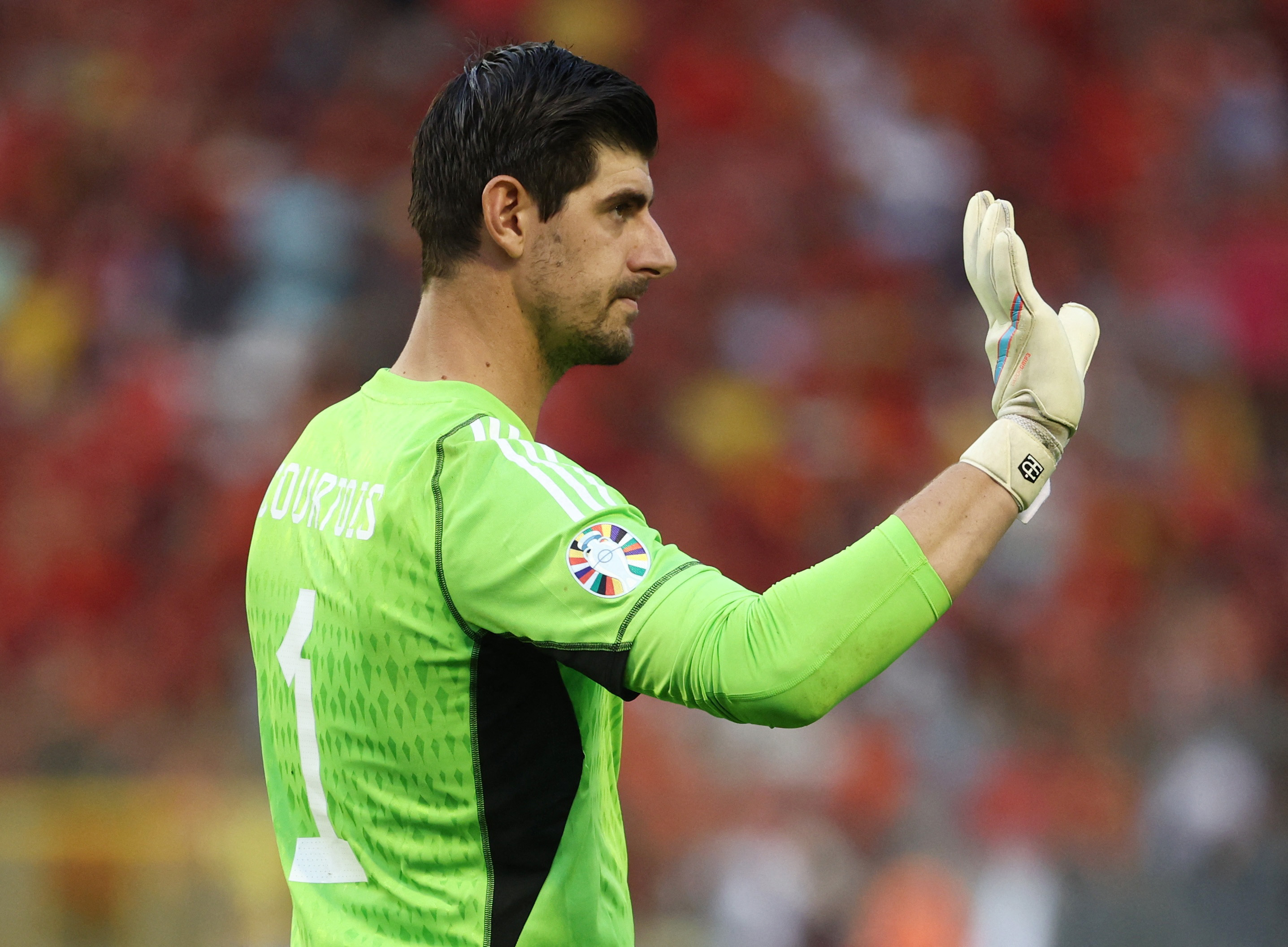 Thibaut Courtois emitió un comunicado sobre la situación que atraviesa la selección de Bélgica (REUTERS/Yves Herman)