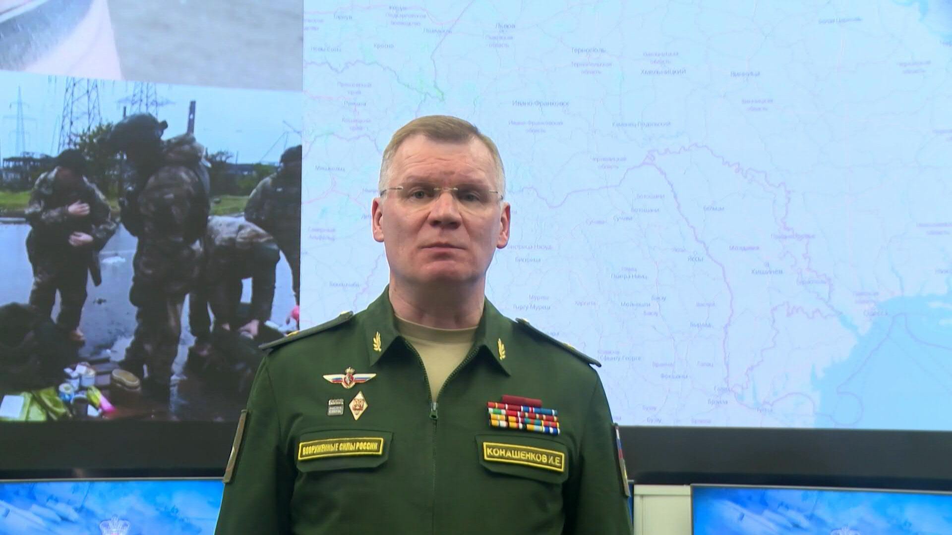 El portavoz del ministerio ruso de Defensa, Igor Konashenkov