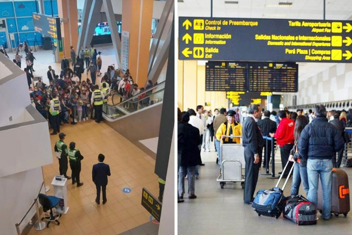 El 11 de abril se presentó un caos en el Aeropuerto Jorge Chávez por falta de emisión de pasaportes de emergencia