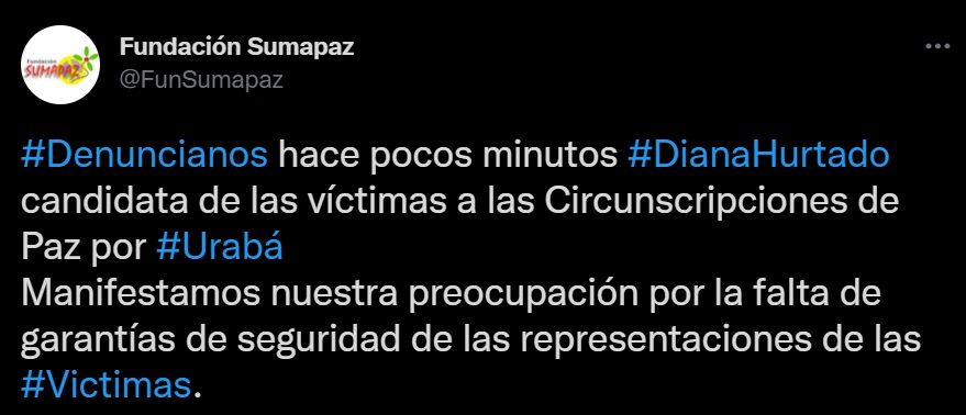 Dos Candidatos A Las Curules De Paz Fueron Víctimas De Un Ataque