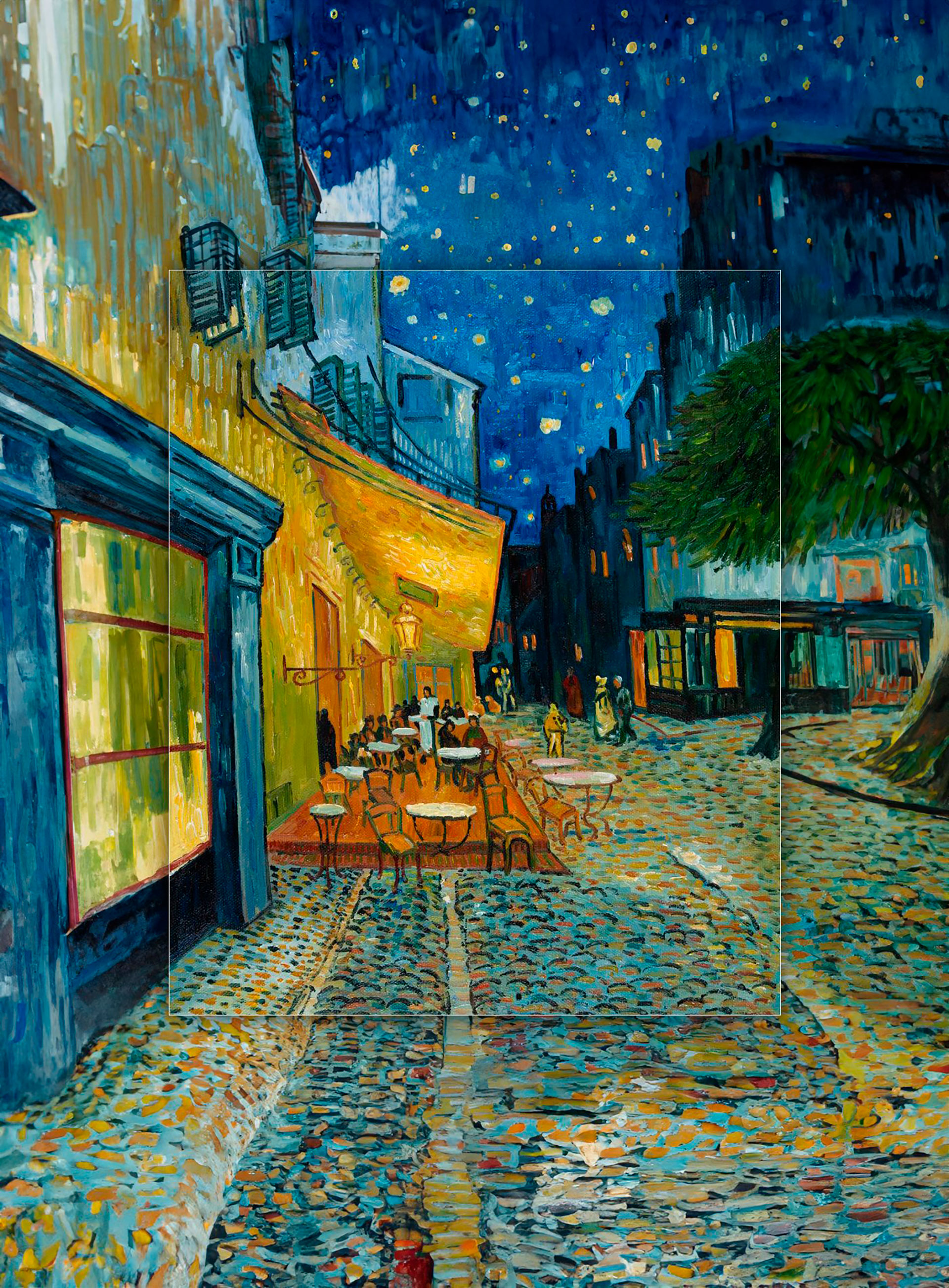 "Terraza de café por la noche", de Vincent van Gogh