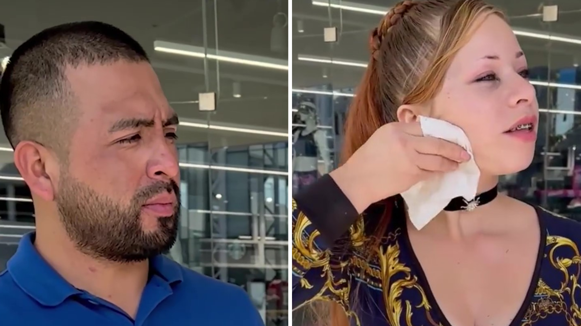 Una mujer aceptó un reto viral, se quitó el maquillaje frente a su novio y  la abandonó en público - Infobae