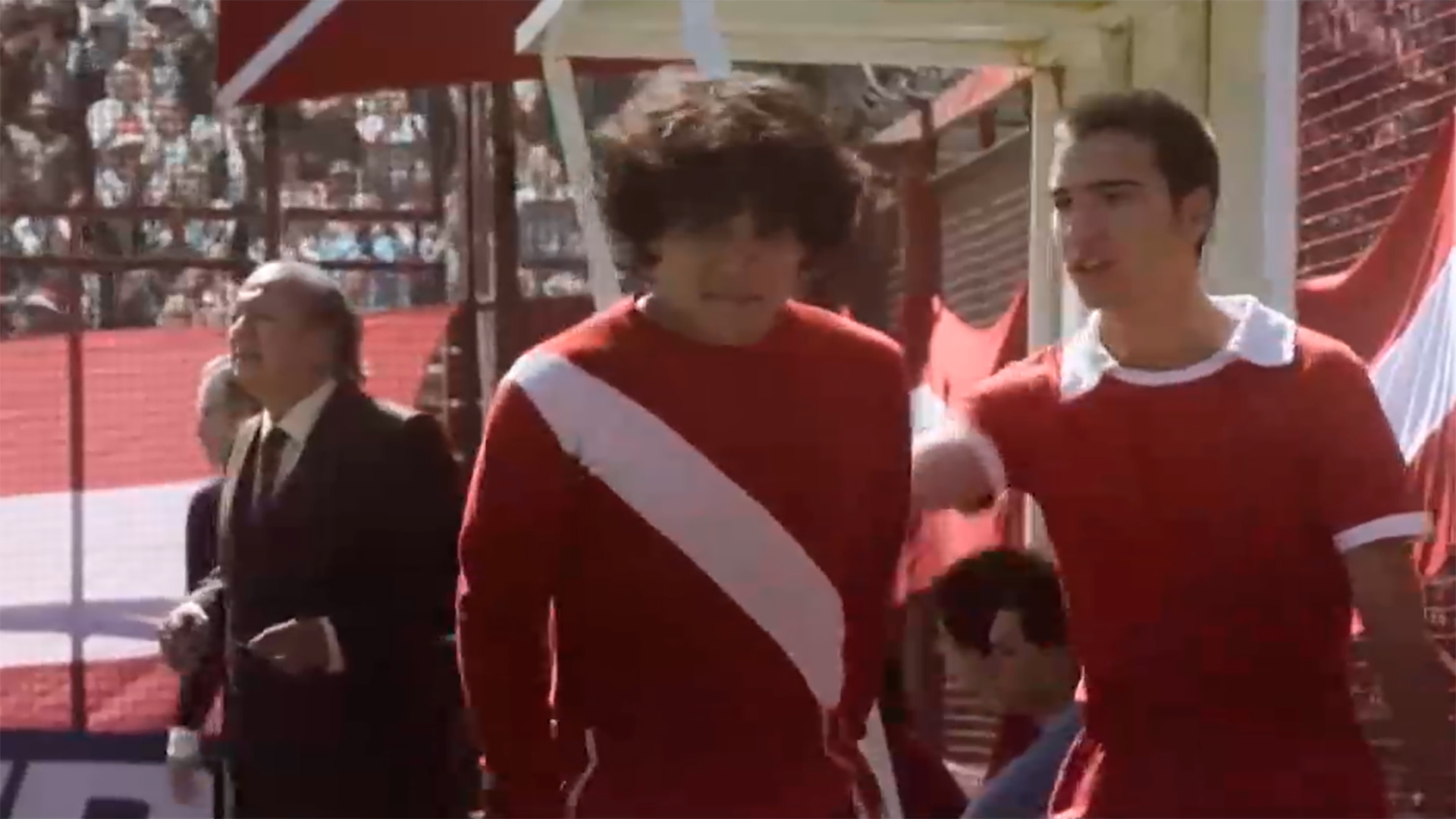 Maradona y Goyo Carrizo en la serie "Sueño Bendito"