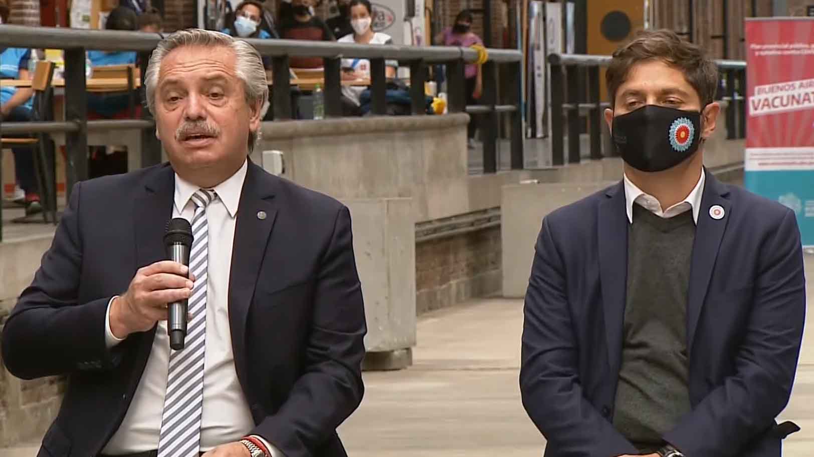 Alberto Fernández y Axel Kicillof están muy preocupados por la saturación de los hospitales del conurbano bonaerense