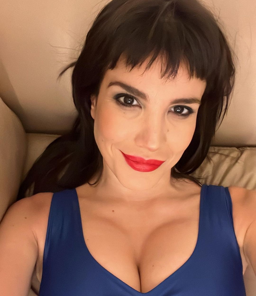 Andrea Rincón en su papel de Mónica (Instagram)