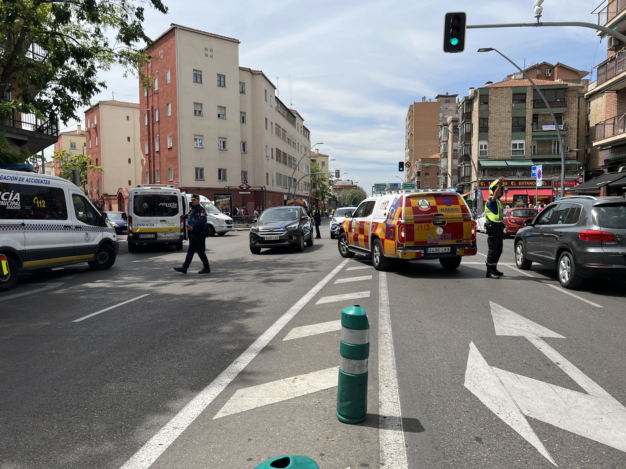 Dos muertos y varios heridos en un atropello intencionado en Madrid