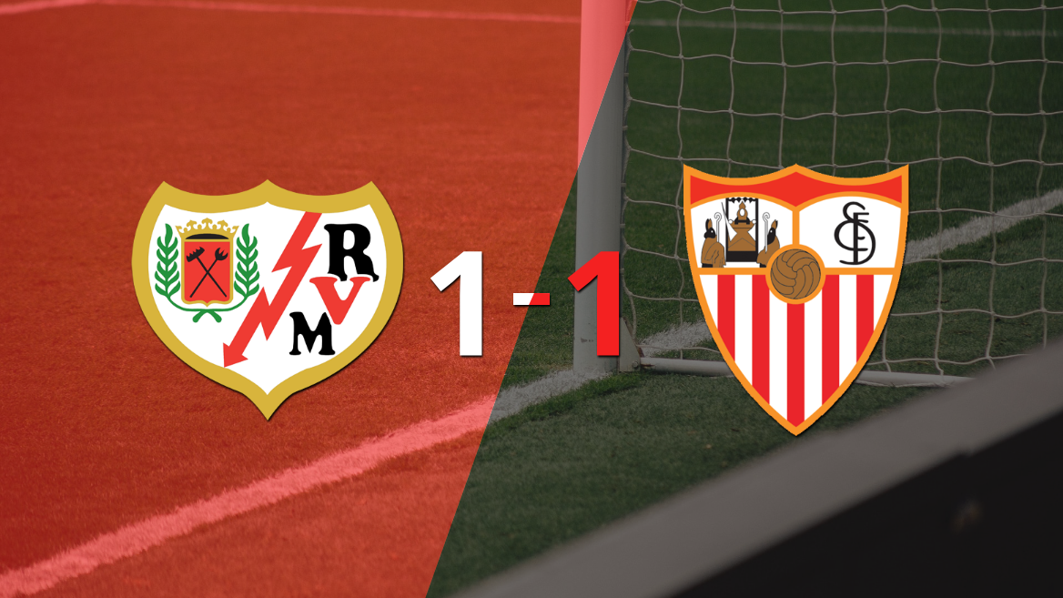 Rayo Vallecano y Sevilla empataron 1 a 1