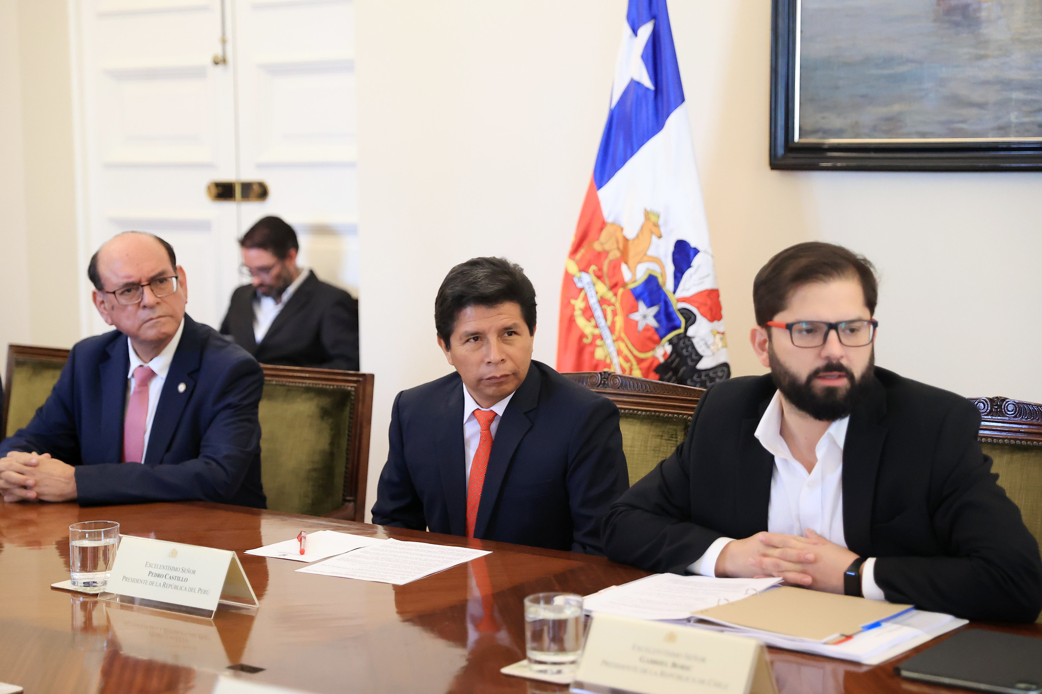 Pedro Castillo y Gabriel Boric EN VIVO se reúnen por el IV Gabinete Binacional