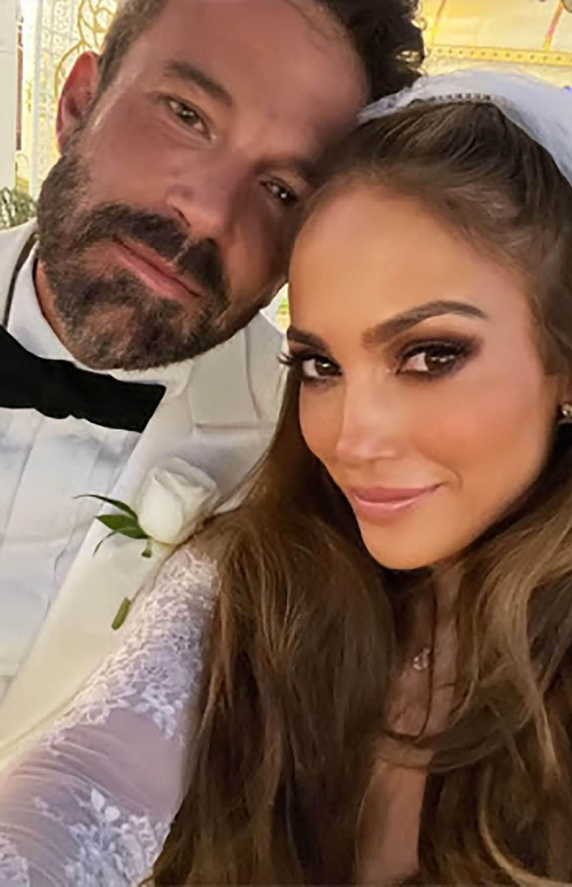 Jennifer Lopez y Ben Affleck se casaron en Las Vegas