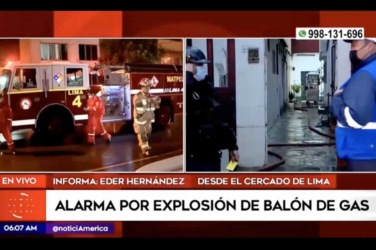 Cercado de Lima: Hombre muere en explosión por fuga de gas en su vivienda