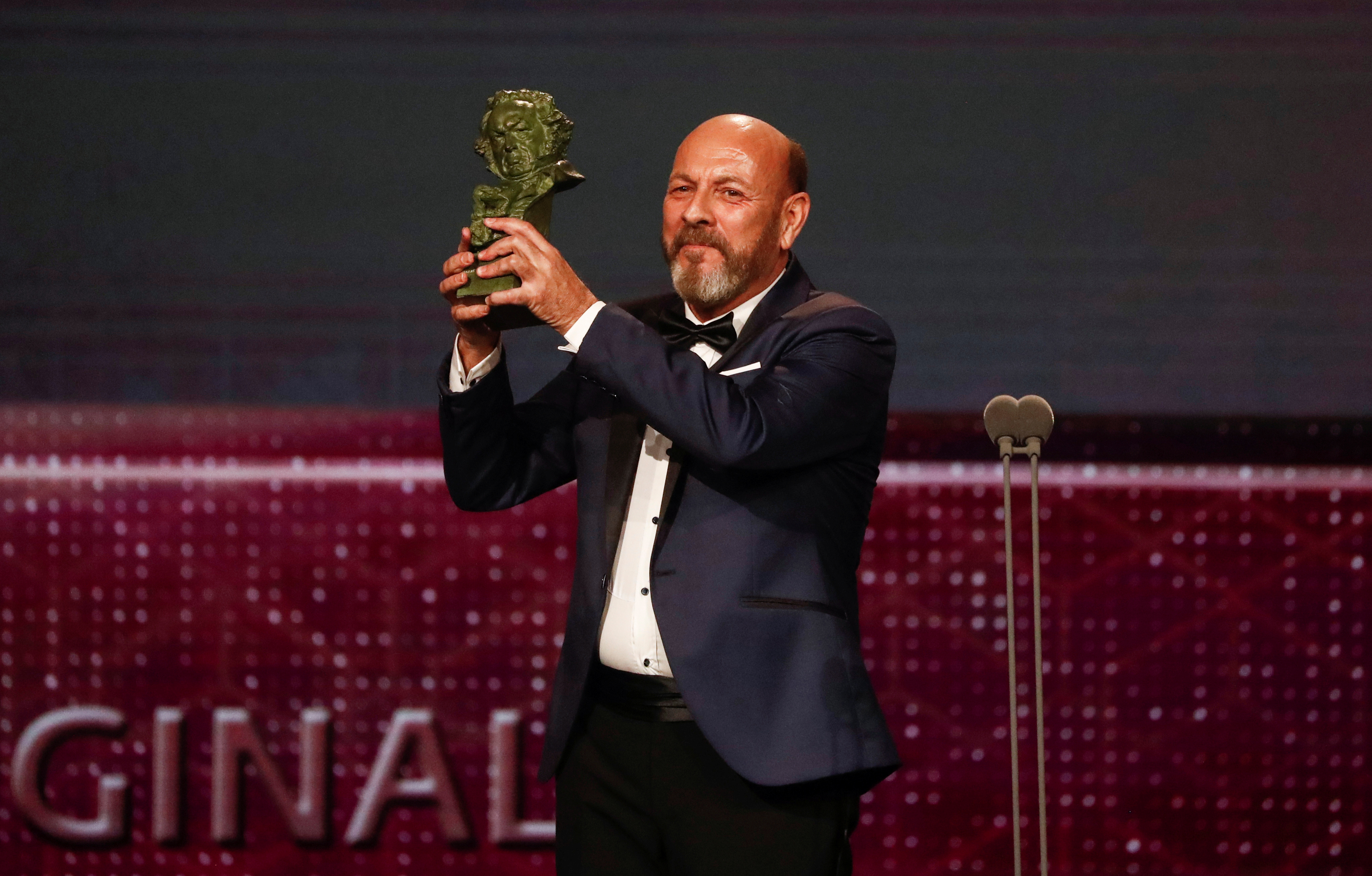 Javier Ruibal obtuvo el premio a la mejor canción original en los Goya de 2020 por su canción "Intemperie" (Foto: REUTERS/Jon Nazca)