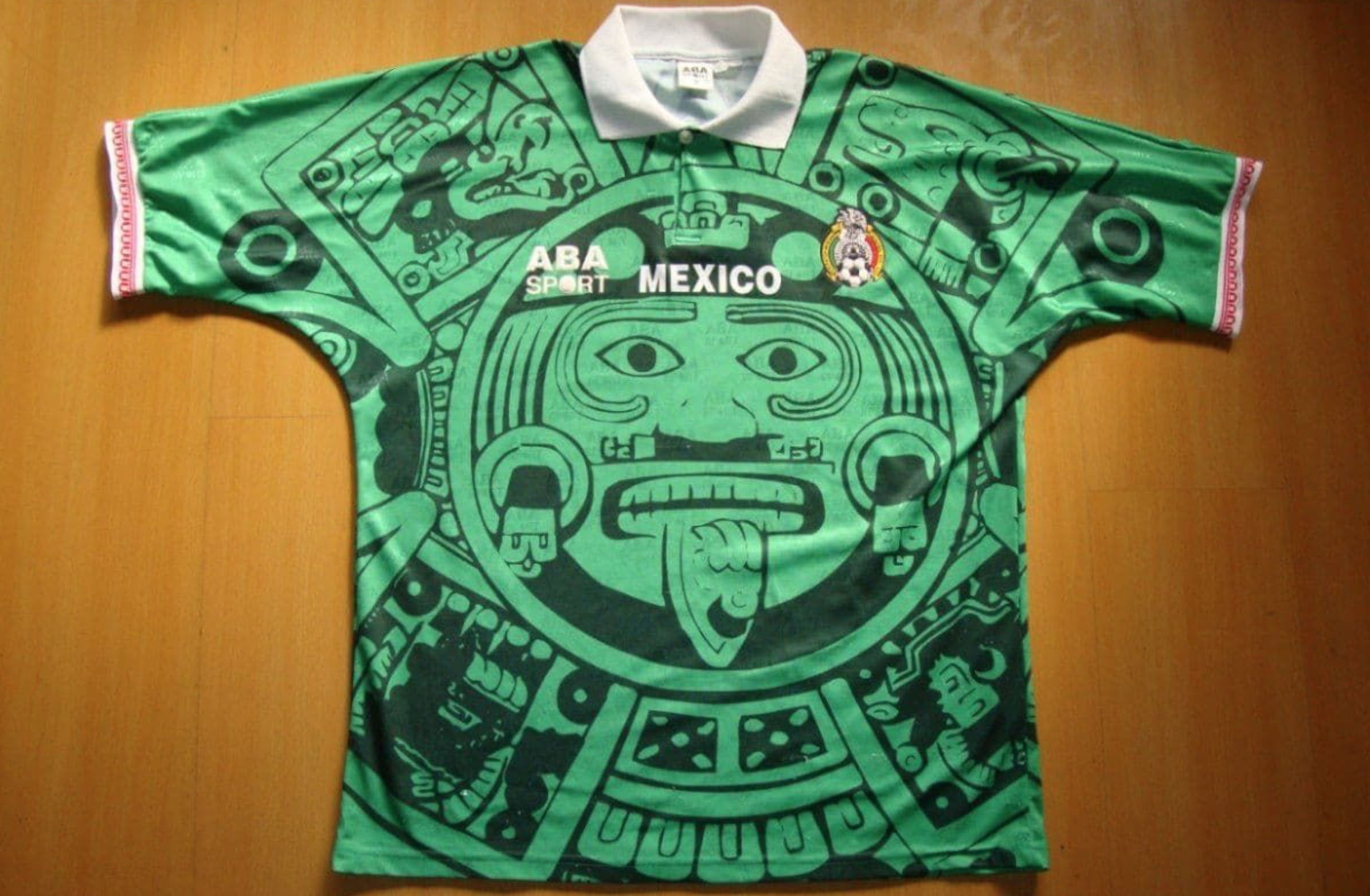 Camiseta Retro Local Mexico Mundial 1998 