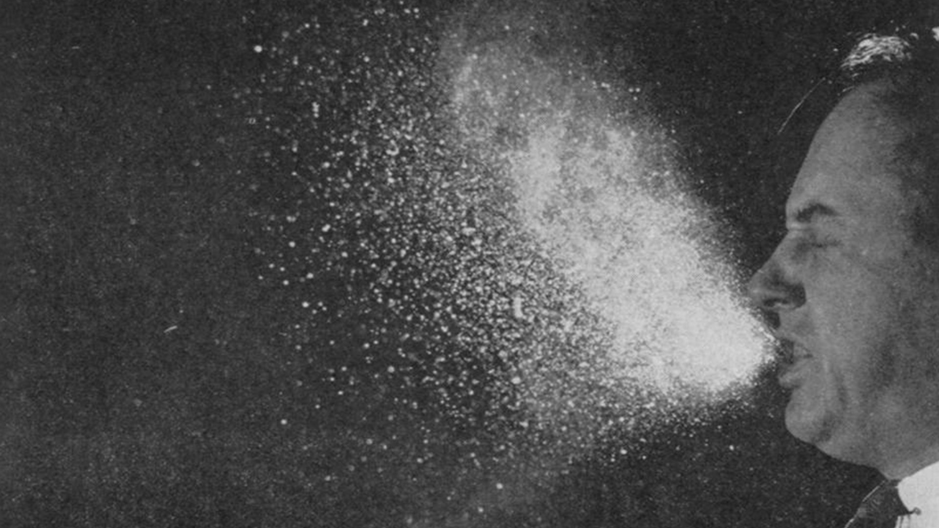 En 1942 se documentaron por primera vez de manera visual las emisiones producto de estornudos, tos o habla (BMJ)