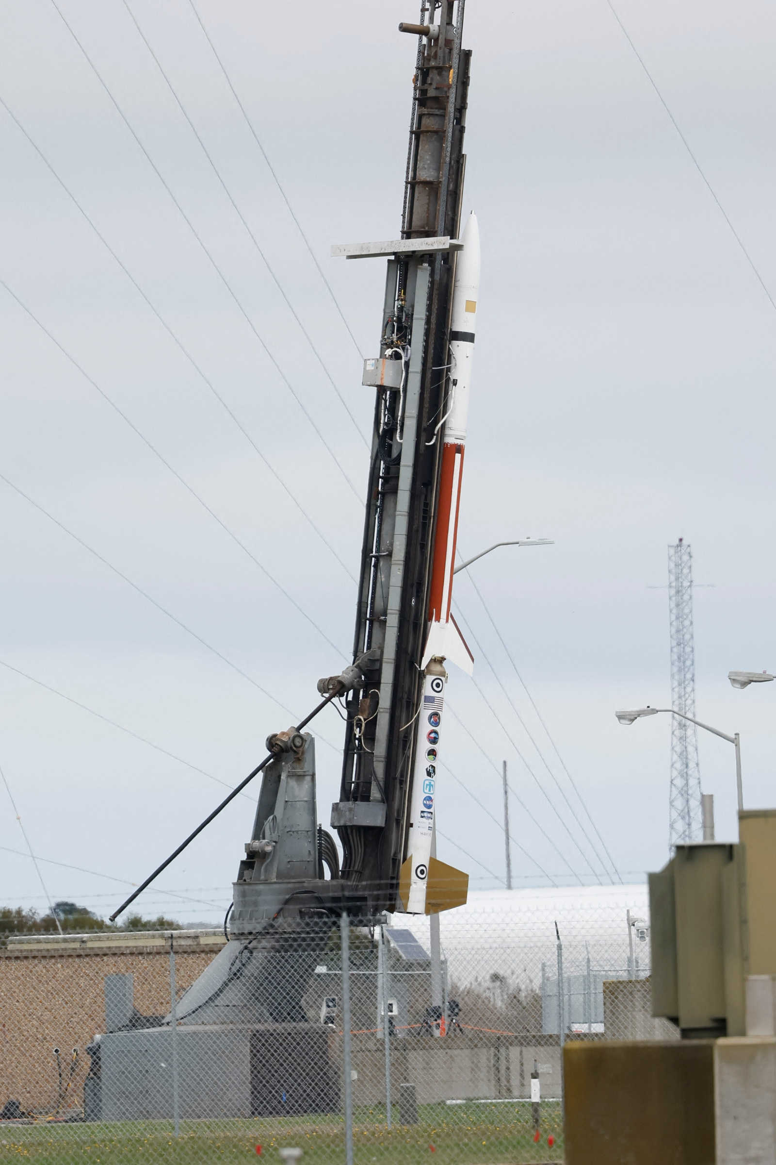 El cohete que lanzó el Departamento de Defensa de los Estados Unidos en Wallops (REUTERS/Evelyn Hockstein)
