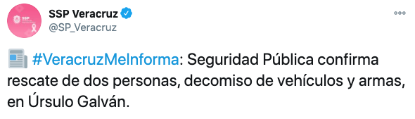(Foto: Twitter/SP_Veracruz)