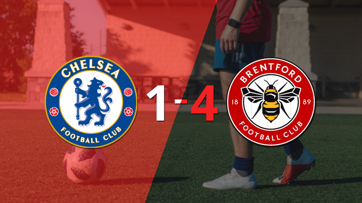 Vitaly Janelt anotó un doblete en la goleada 4-1 de Brentford a Chelsea