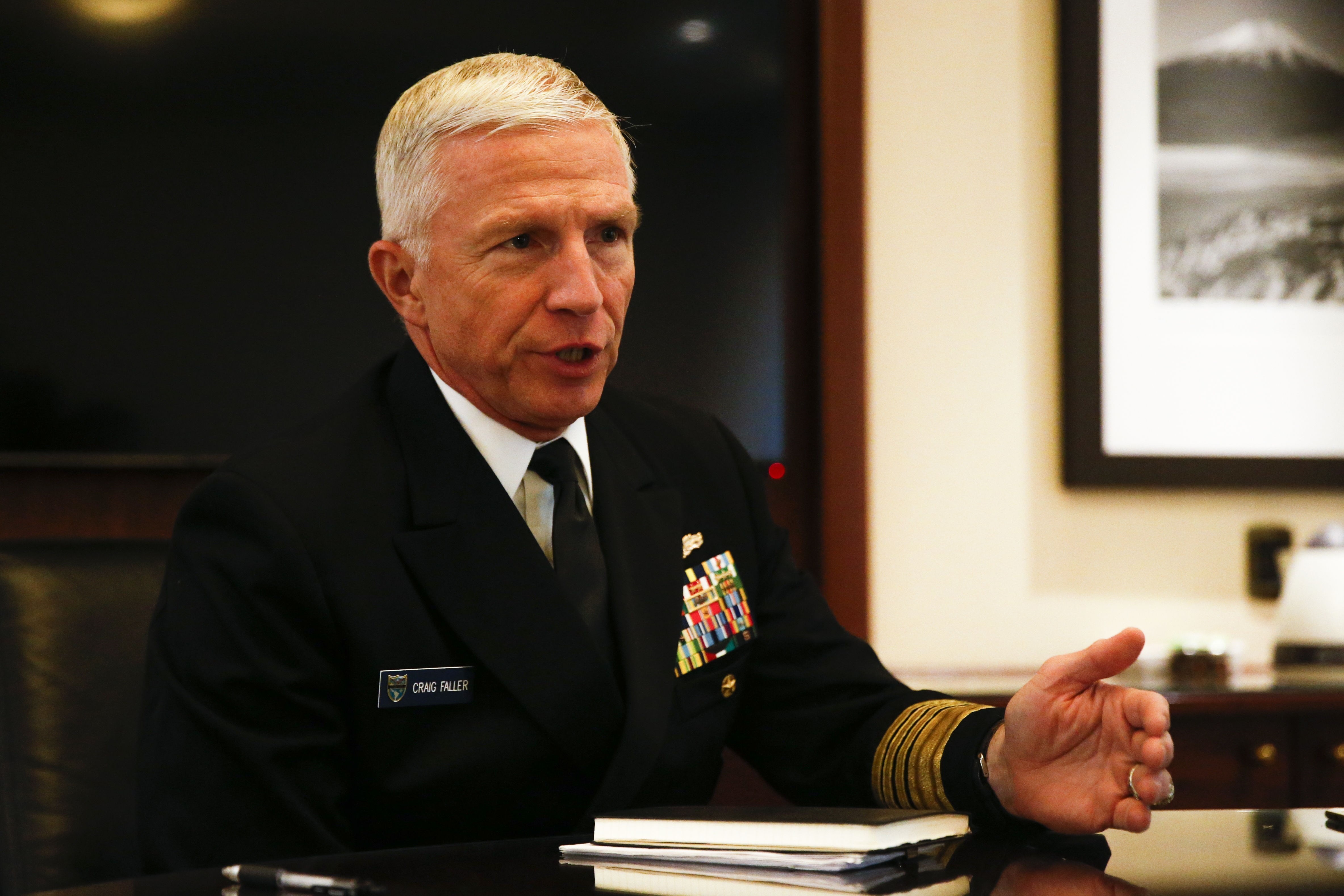El jefe del Comando Sur de Estados Unidos, el almirante Craig Faller. EFE/Alberto Peña/Archivo
