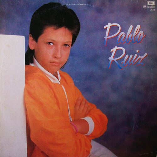 Pablo Ruiz a sus 10 años, en la portada de su álbum debut