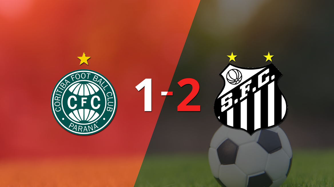 Por una mínima ventaja Santos se lleva los tres puntos ante Coritiba