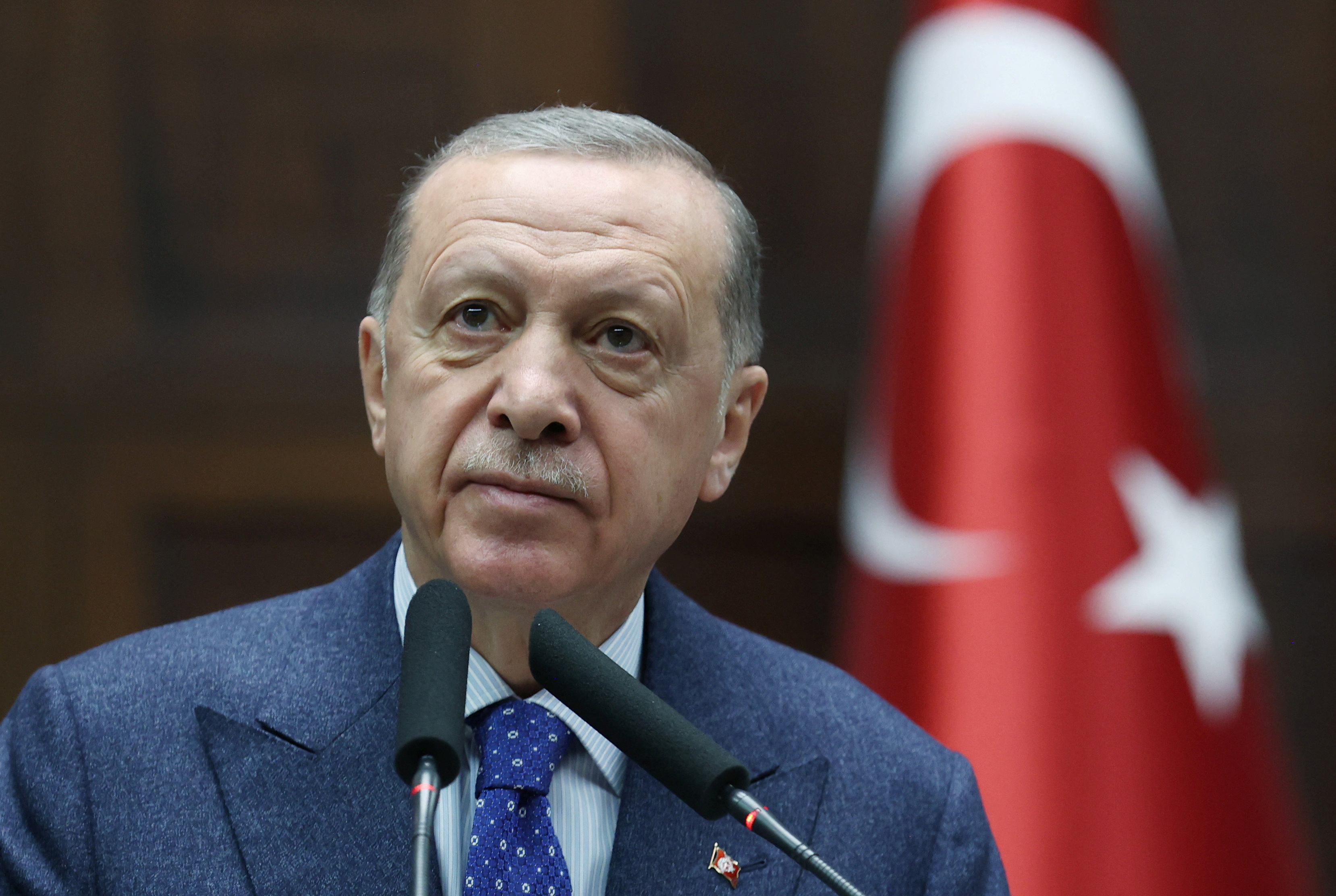 Erdogan sentenció que "las personas implicadas en pillajes o secuestros deberían saber que la mano firme del Estado está encima de ellos” (REUTERS)