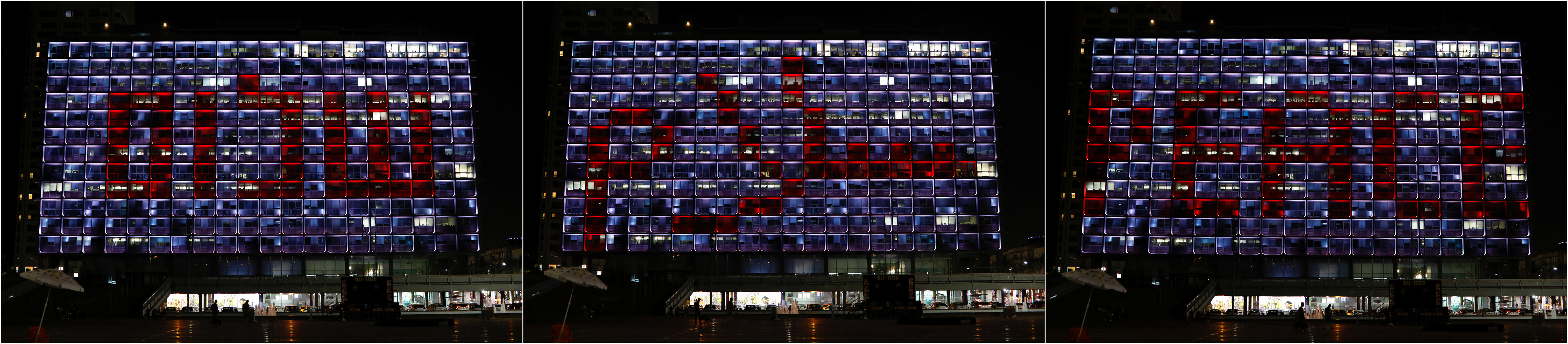 El edificio de la municipalidad de Tel Aviv. Foto: REUTERS/Nir Elias
