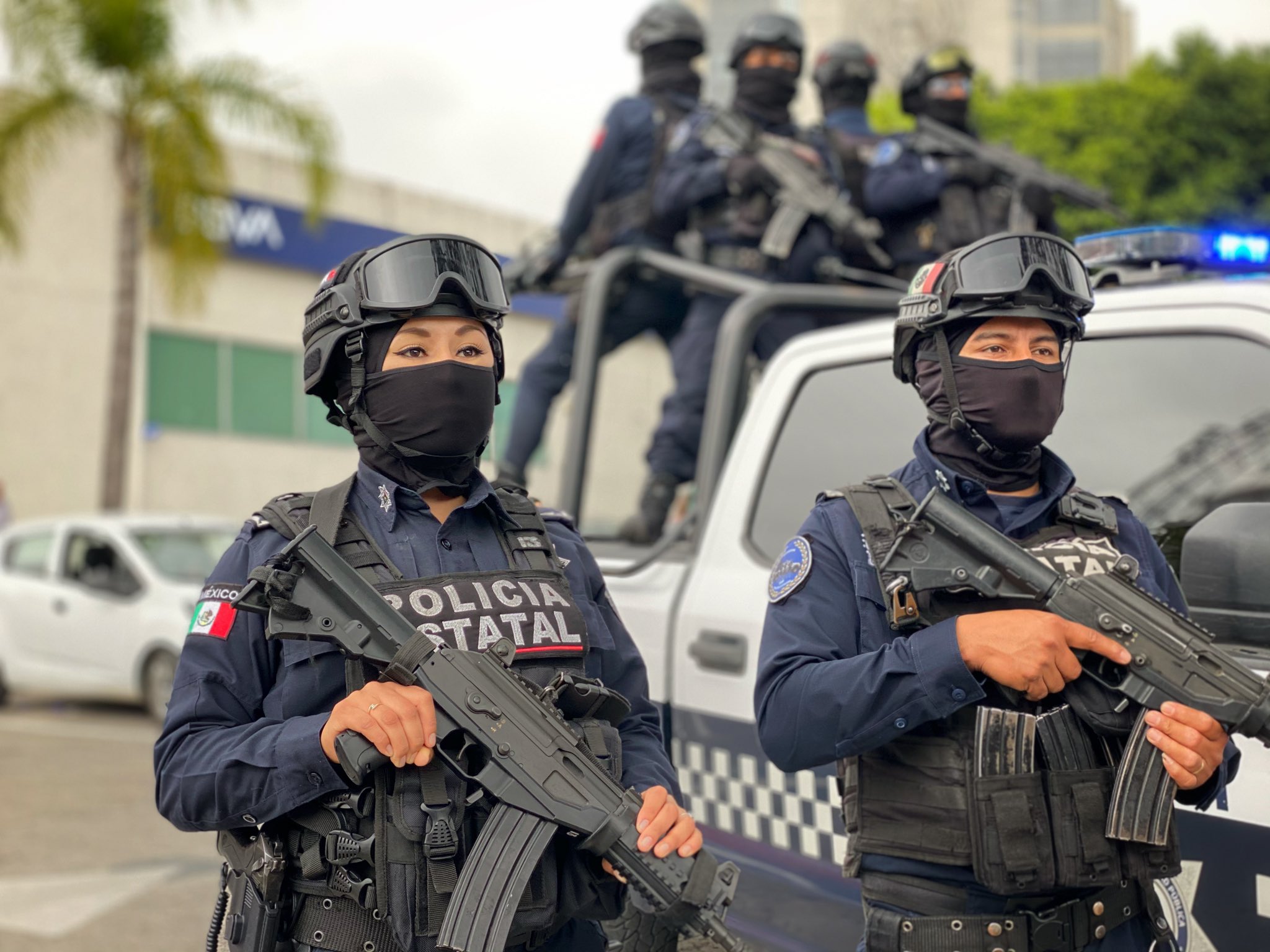 Los policías fueron detenidos por presunta desaparición forzada de varias víctimas (Foto: Twitter/SP_Veracruz)