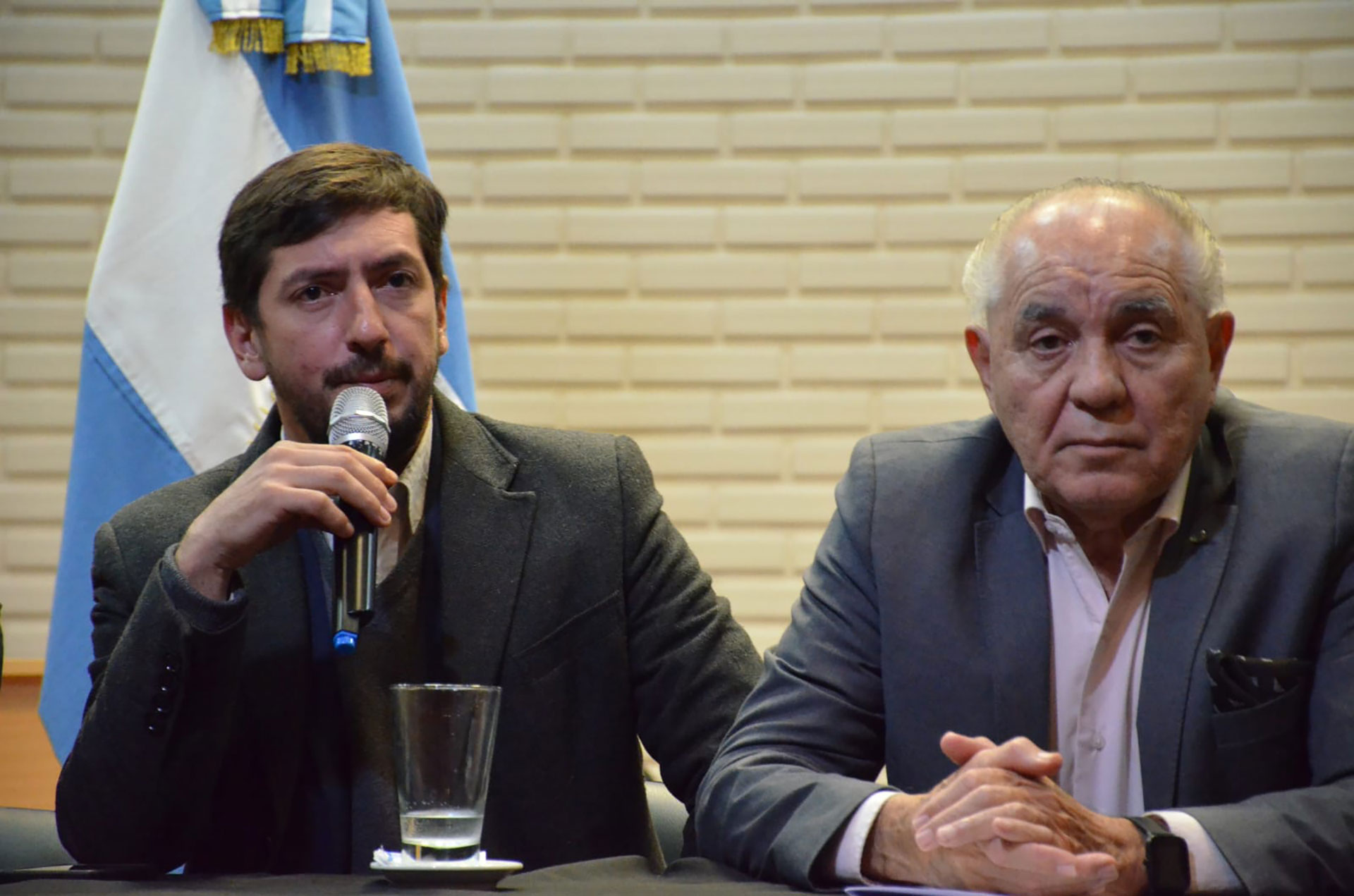 El fiscal Jorge Cáceres Olivera y Jorge Canteros, el Procurador General de Chaco