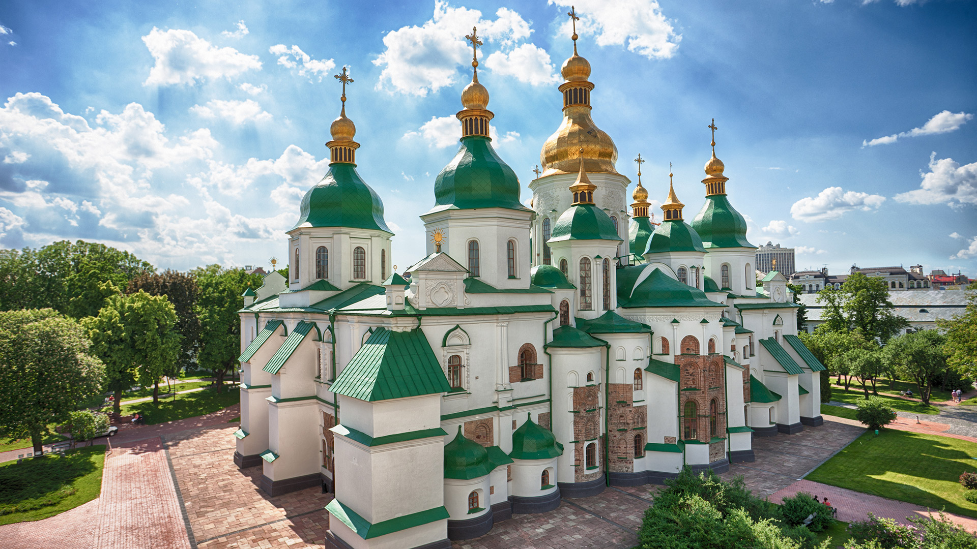 La catedral Santa Sofía de la ciudad de Kiev fue declarada patrimonio mundial de la Unesco
