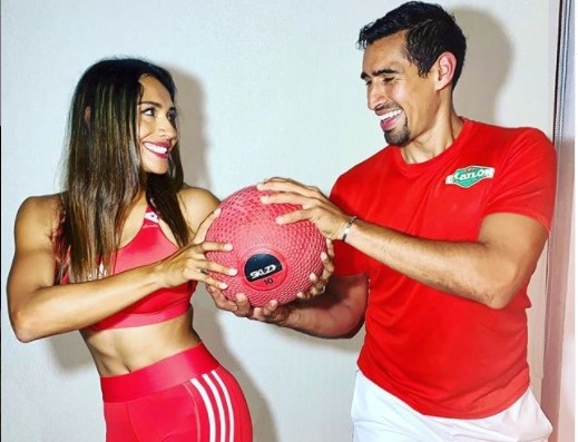 Patricio Araujo y Zudikey Rodríguez, dos atletas en matrimonio foto: Instagram