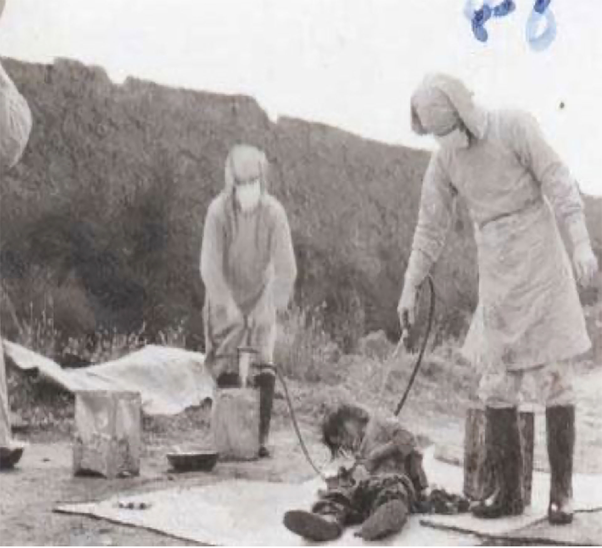 Fotografías de los experimentos con armas químicas realizados por unidades especiales del Ejército Imperial japonés en el territorio ocupado de Manchuria.