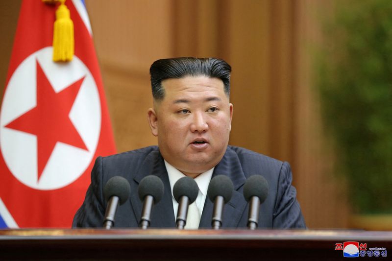 El dictador de Corea del Norte, Kim Jong-un  KCNA vía REUTERS