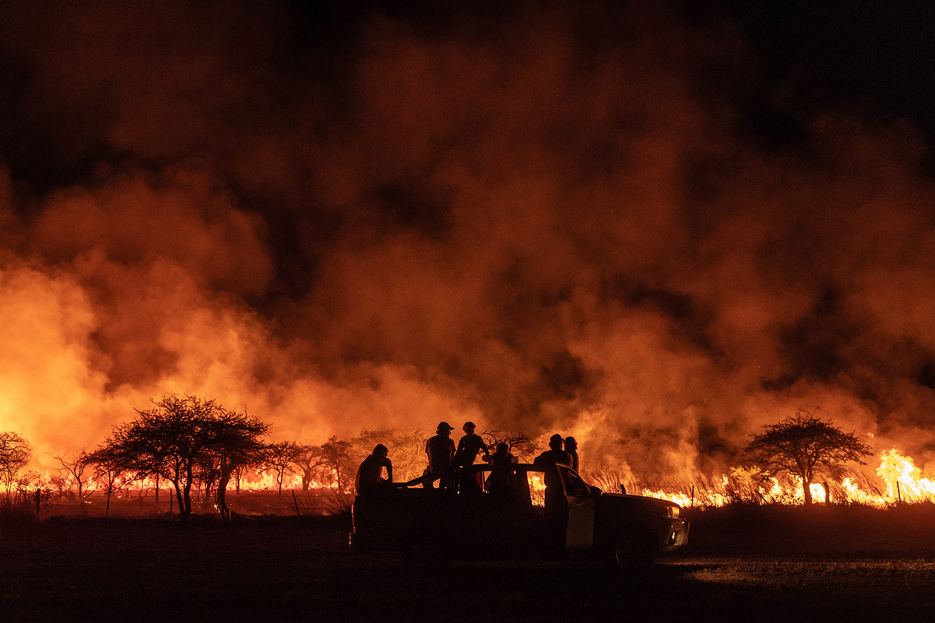 La Justicia de Corrientes condenó al primer responsable por el inicio de uno de los focos de incendios forestales en la provincia. (Franco Fafasuli)


