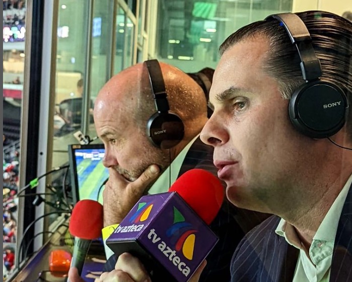 Christian Martinoli y Luis García es la dupla estelar de TV Azteca para sus partidos de fútbol (Foto: Instagram/@garciaposti)