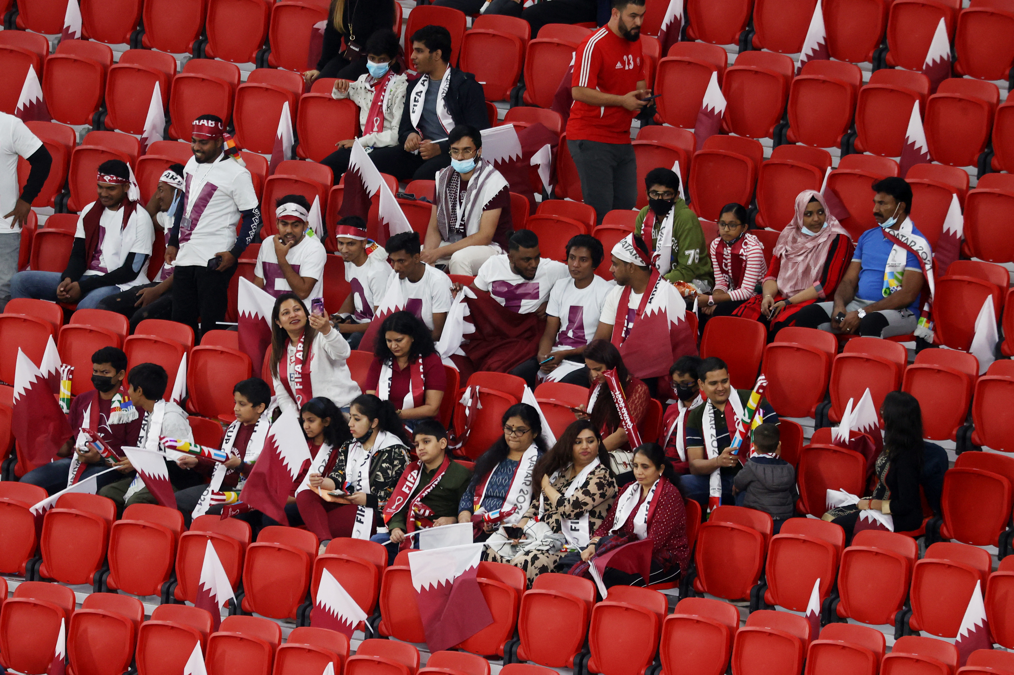 Más de 800.000 fanáticos de todo el mundo ya tienen su ticket para el Mundial de Qatar 2022 (Foto: REUTERS)