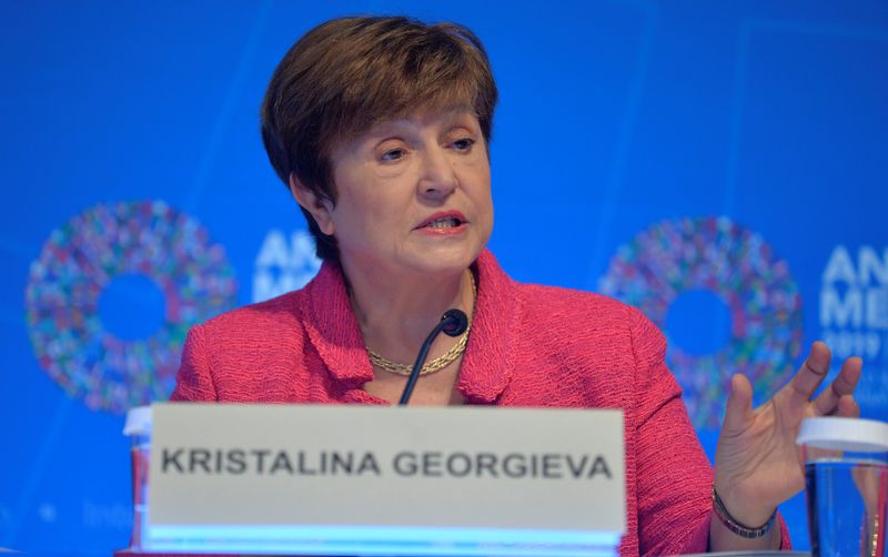 La directora gerente del Fondo Monetario Internacional (FMI), Kristalina Georgieva (REUTERS) 