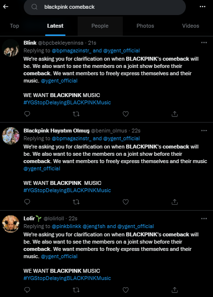 Las últimas noticias de BLACKPINK en Twitter.