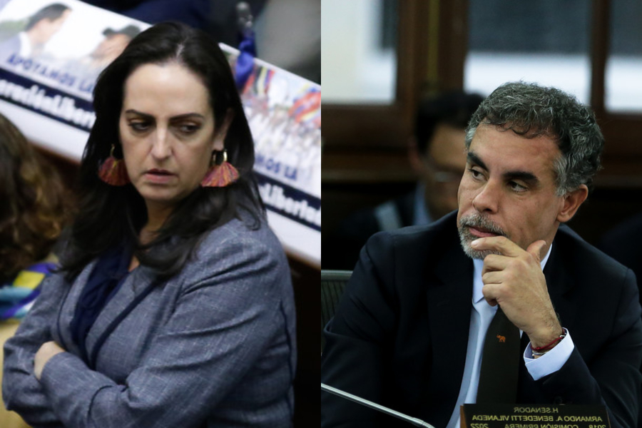María Fernanda Cabal volvió a arremeter contra Armando Benedetti: “Les falta vergüenza, pudor y decencia”