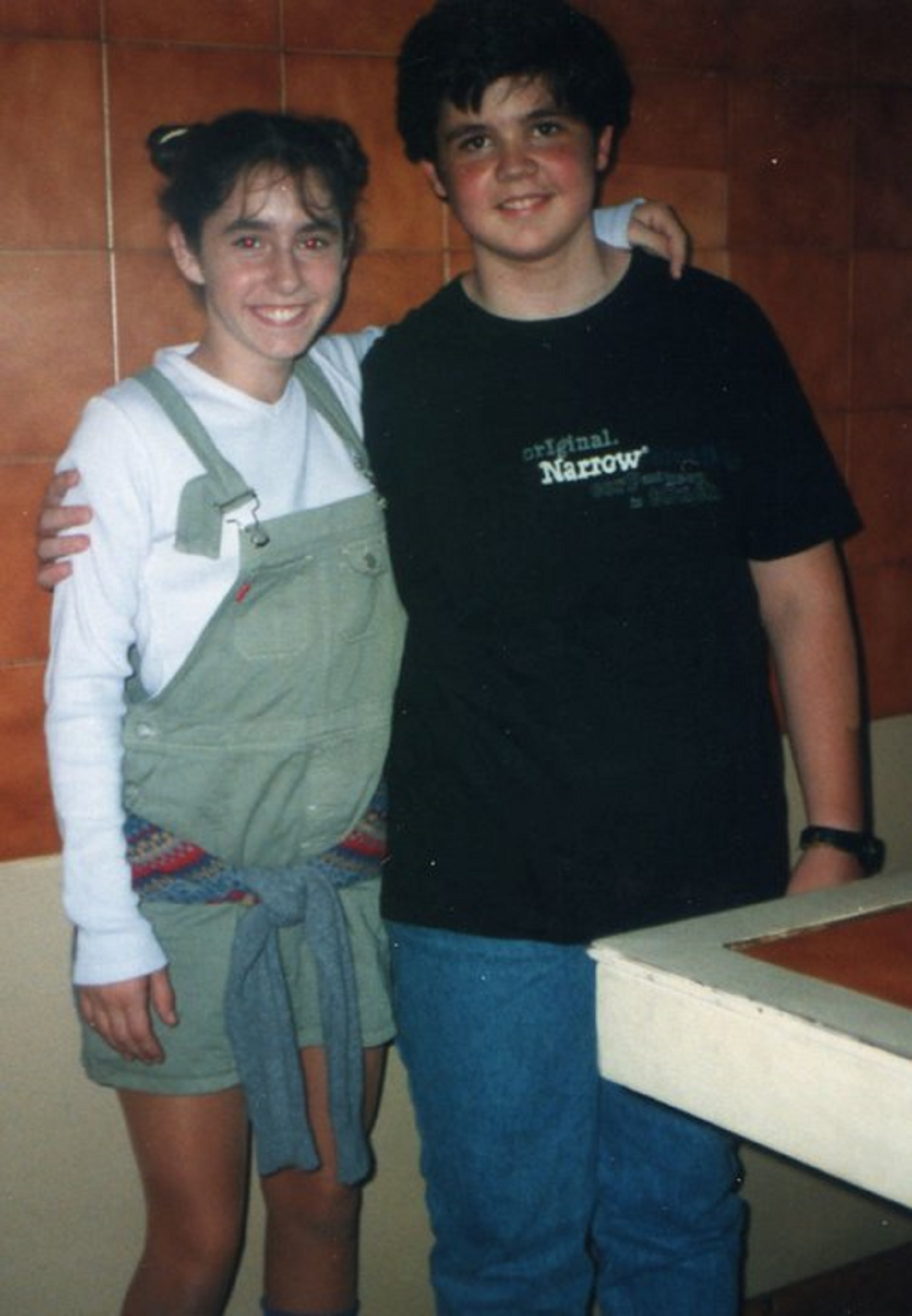 Carlos Pedevilla junto a Georgina Mollo, compañera de Chiquititas