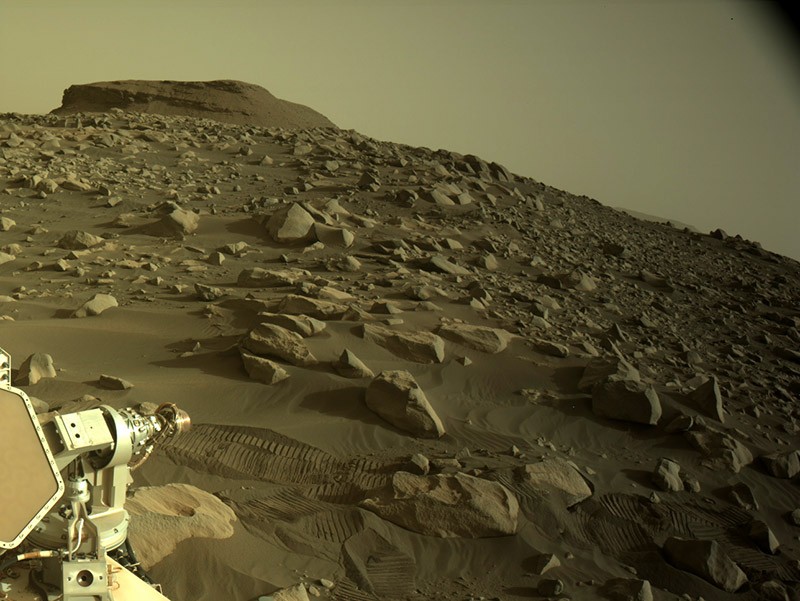 Im Jahr 2013 fand der Curiosity Mars Rover der NASA Hinweise auf organisches Material in Gesteinsstaubproben, und Perseverance fand zuvor organisches Material im Krater Jezero.