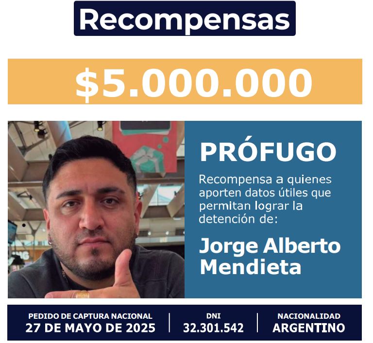 Buscan desde hace meses al líder de una banda narco en Santa Fe y ofrecieron una recompensa de $5 millones