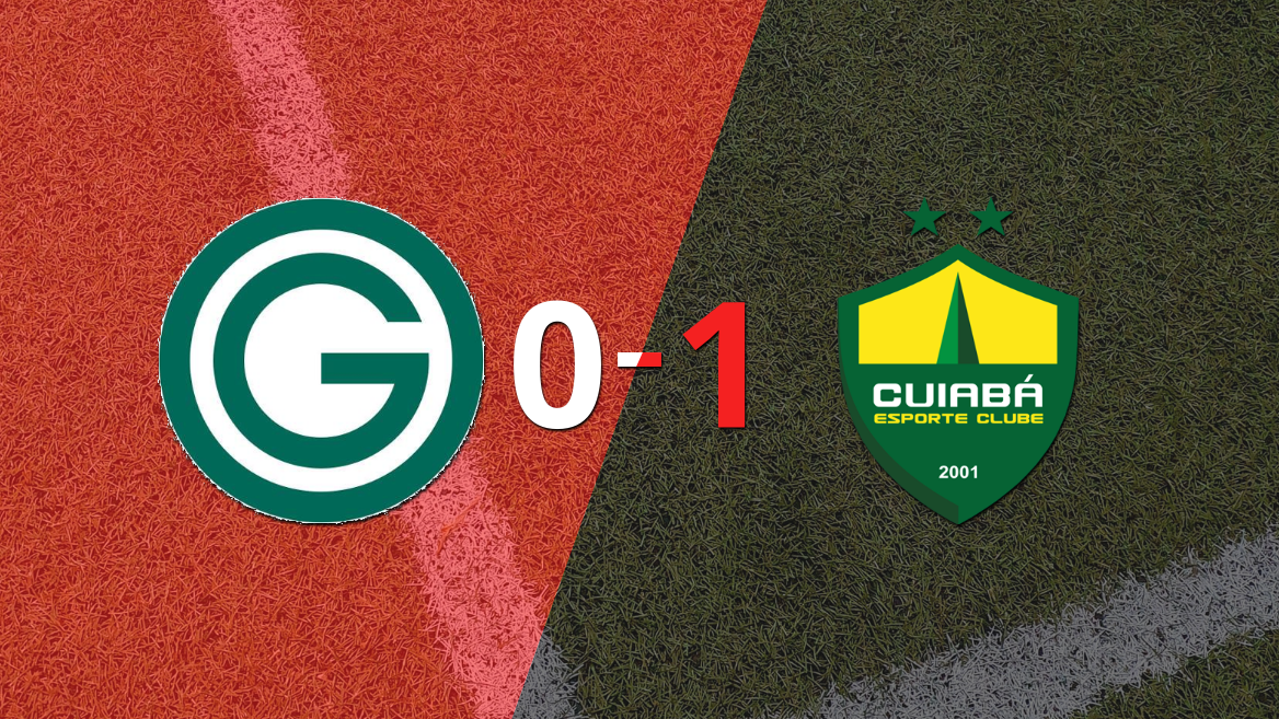 Cuiabá derrotó a Goiás 1 a 0