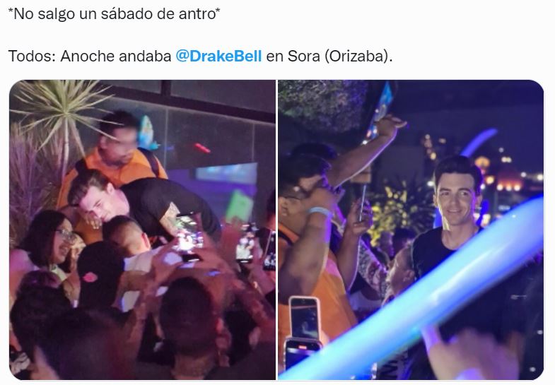 De acuerdo con la información que compartieron los usuarios en redes sociales, el actor se presentó en un antro de Pachuca. (Captura: @JoanaSolares/Twitter)