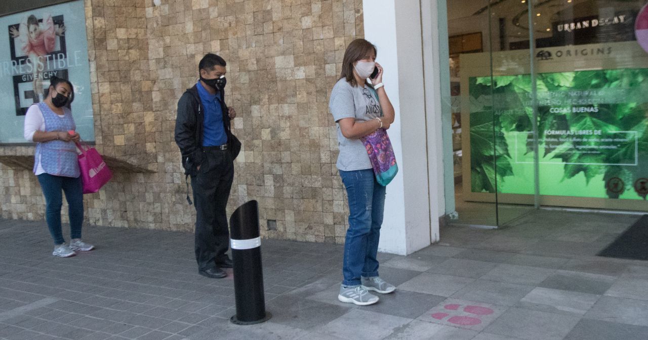 Tienda departamental en Polanco. Ciudad de México. 9 de febrero de 2021.