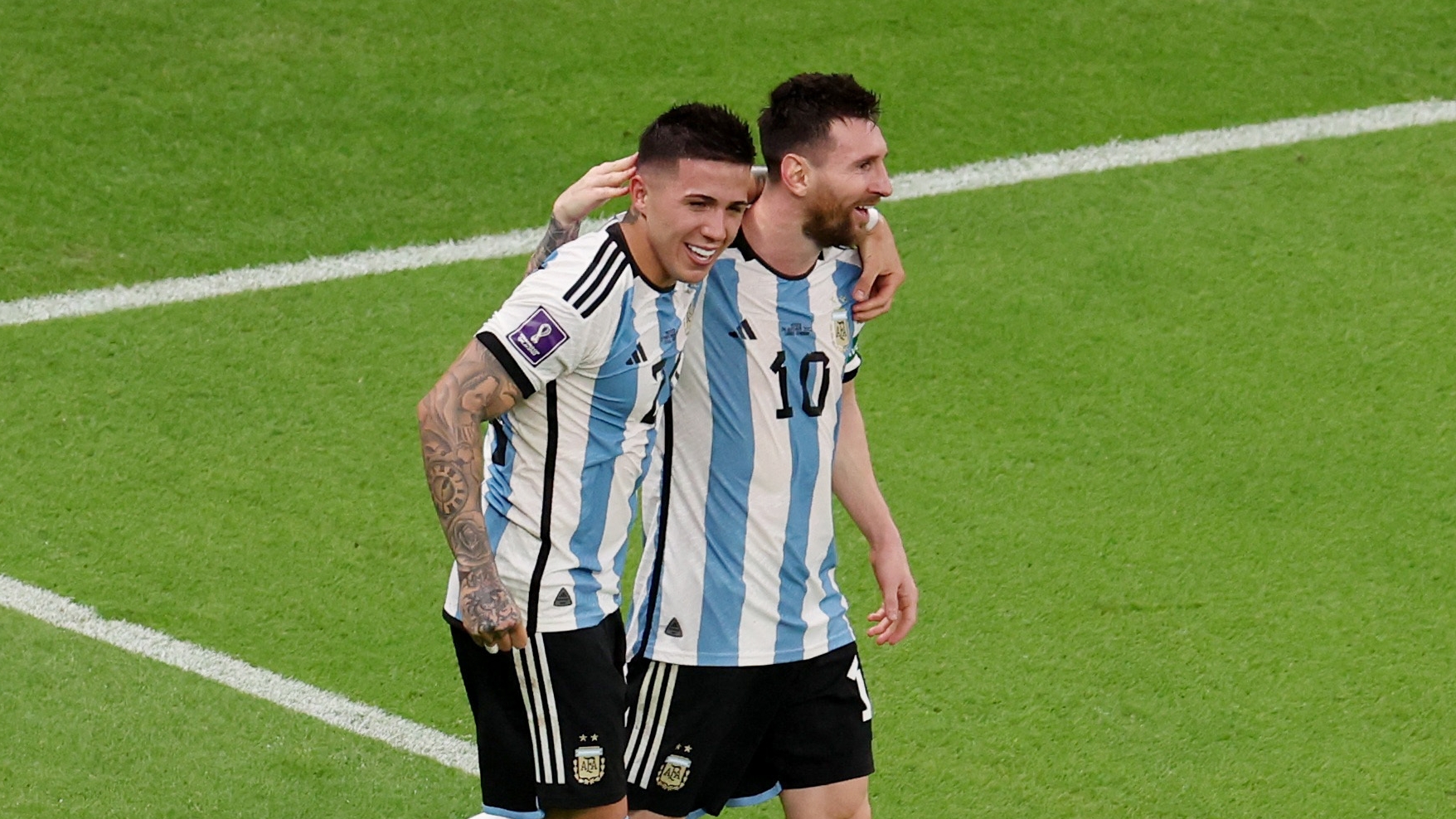 La reacción de Lionel Messi y otros campeones del mundo tras la llegada de Enzo Fernández al Chelsea