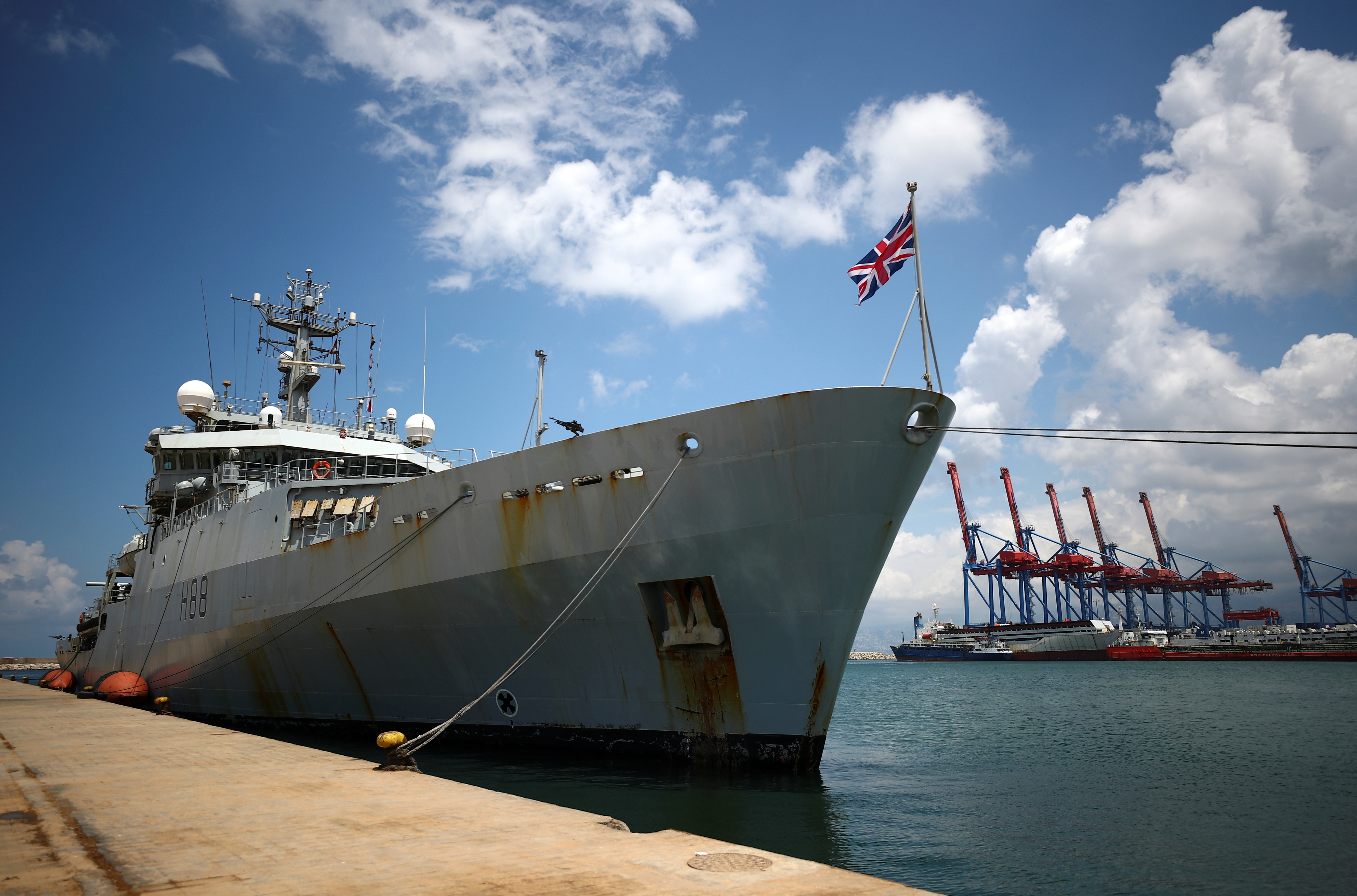 El buque HMS Enterprise (Reuters)